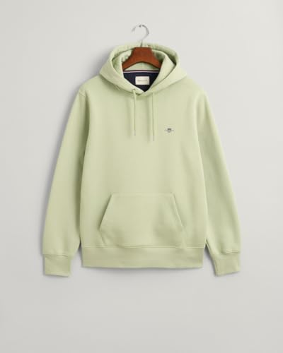 GANT Herren REG Shield Hoodie Kapuzenpullover, Milky Matcha, S von GANT