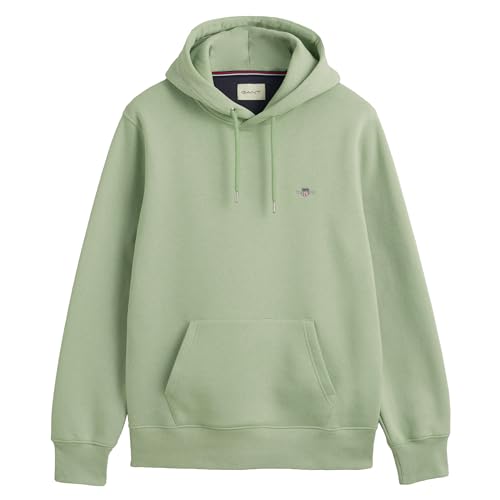 GANT Herren REG Shield Hoodie Kapuzenpullover, Milky Matcha, XXXXL von GANT