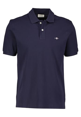 GANT Herren Reg Emb Archive Shield Polohemd, Evening Blue, M EU GANT Herren Reg Emb Archive Shield Polohemd, Evening Blue, M EU von GANT