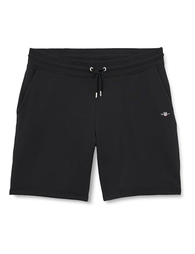 GANT Herren Reg Shield Sweat L ssige Shorts, Schwarz, XL EU von GANT