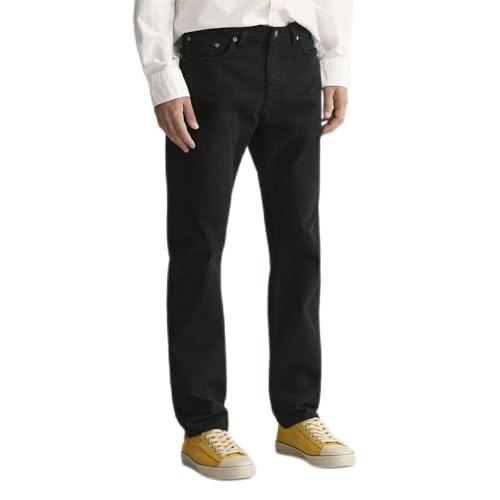 GANT Herren Regular Desert Jeans, Black, Standard GANT Herren Regular Desert Jeans, Black, Standard von GANT
