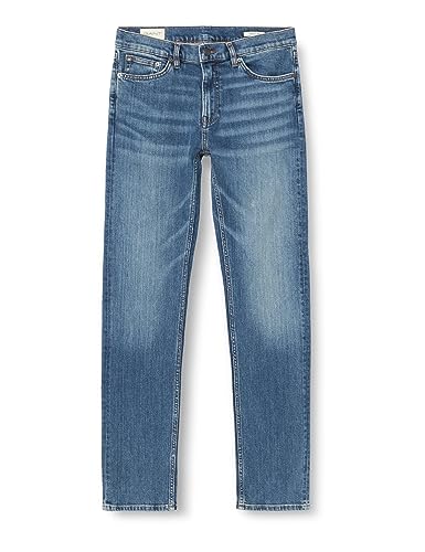 GANT Herren Regular Gant Jeans, Mid Blue Worn in, 36W / 34L EU von GANT