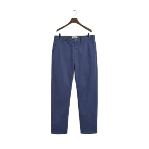 GANT Herren Regular Twill Chinos Hose, Dusty Navy, 30W x 32L GANT Herren Regular Twill Chinos Hose, Dusty Navy, 30W x 32L von GANT
