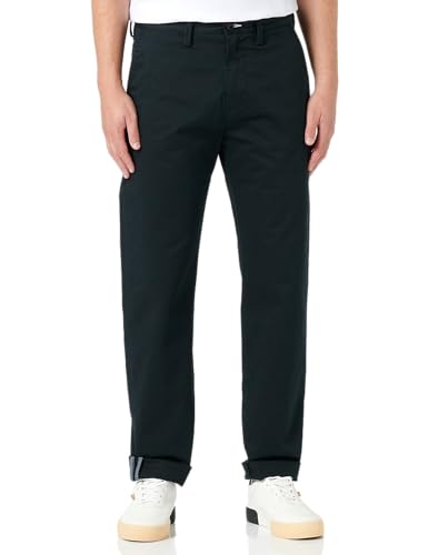 GANT Herren Regular Twill Chinos Klassische Hose, Black, 34W / 32L von GANT