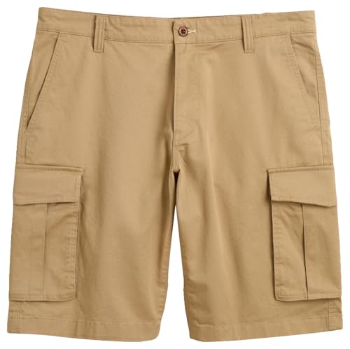 GANT Herren Relaxed Twill Cargo Shorts Cargos, Dark Khaki, 38 von GANT