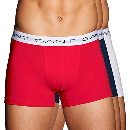 GANT Herren ESSENTIAL 3-PACK TRUNK BOXER, Mehrfarbig (Multicolor 105), XX-Large von GANT