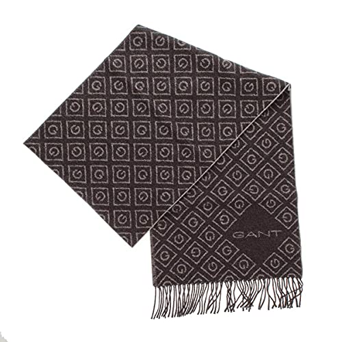 GANT Herren Schal aus Wolle, Größe:One Size, Farbe:Anthrazit-Melange(95) von GANT