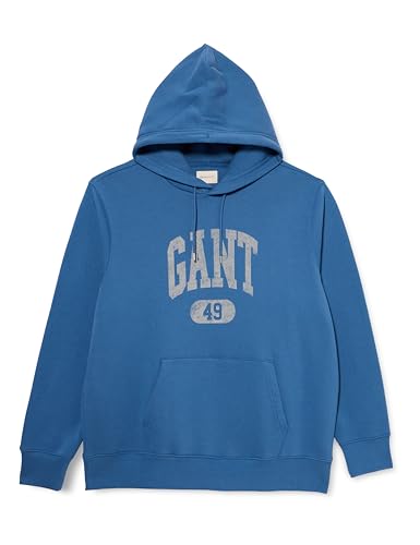 GANT Herren Seasonal Graphic Hoodie Kapuzenpullover, Salty SEA, L von GANT