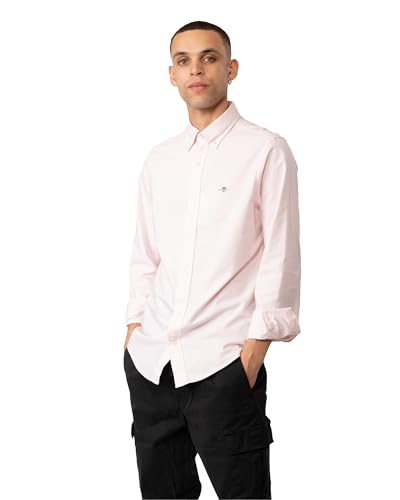 GANT Herren Slim Oxford Shirt, Light PINK, XXL von GANT