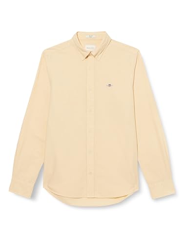 GANT Herren Slim Oxford Shirt Hemd, Burnt Wheat, L von GANT