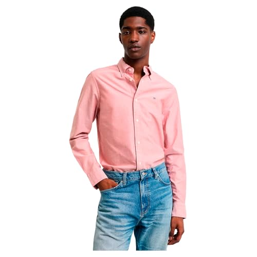 GANT Herren Slim Oxford Shirt Hemd, Iron RED, XL von GANT