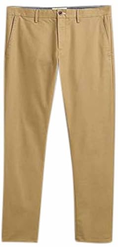 GANT Herren Slim TECH PREP Chinos Klassische Hose, Dark Khaki, 33W / 34L von GANT