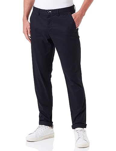 GANT Herren Slim Tech Prep Chinos Klassische Hose, Schwarz, 34W / 32L EU von GANT