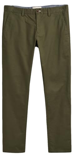 GANT Herren Slim Tp Chinos Klassische Hose, Juniper Green, 33W / 32L EU von GANT