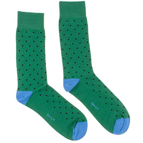 GANT Herren Socken D1. 1 Pack Contrast Dot Sock grün-blau, One Size von GANT
