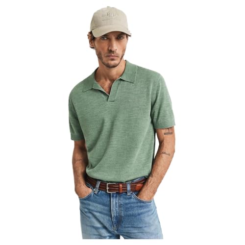 GANT Herren Sunfaded SS Polo Pullover, Kalamata Green, XXXL von GANT