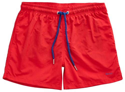 GANT Herren Swim Shorts Badehose, Bright RED, 58 von GANT