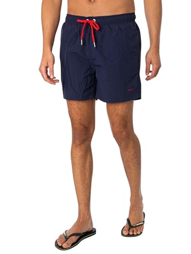 GANT Herren Swim Shorts Badehose, Marine, 56 von GANT