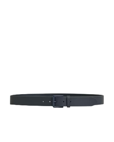 GANT Herren Tonal Buckle Leather Belt Gürtel, Navy, 115 von GANT