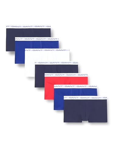 GANT Herren Trunk 7-Pack Unterwäsche, Multicolor, Standard (7er Pack) von GANT