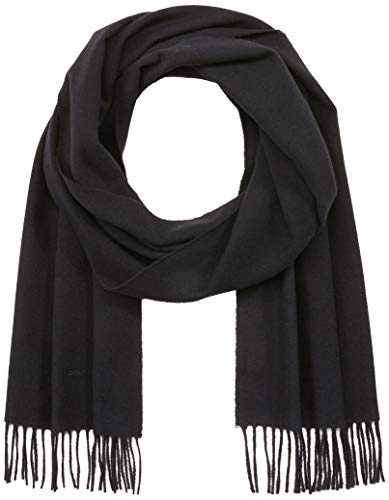 GANT Herren Unisex. SOLID Wool Scarf Mode-Schal, Black, Einheitsgröße von GANT