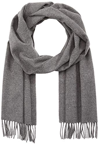 GANT Herren Unisex. SOLID Wool Scarf Mode-Schal, Charcoal Melange, Einheitsgröße von GANT