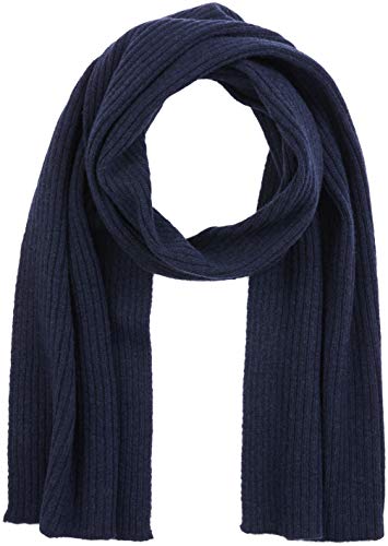 GANT Herren Unisex. Wool Knit Scarf Schal, Marine, Einheitsgröße von GANT