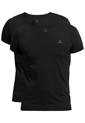 2-Pack V-Neck T-Shirts - L - Black von GANT