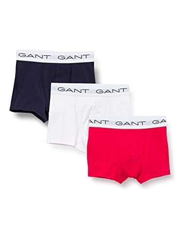 Gant Jungen Boy's Trunk 3-Pack Boxershorts 3ER Pack, Multicolor, 176 von GANT