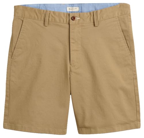 GANT Jungen Chino Klassische Shorts, Dark Khaki, 176 cm von GANT