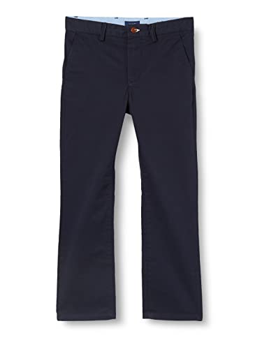 GANT Jungen Chinos Freizeithose, Marine, 158/164 von GANT