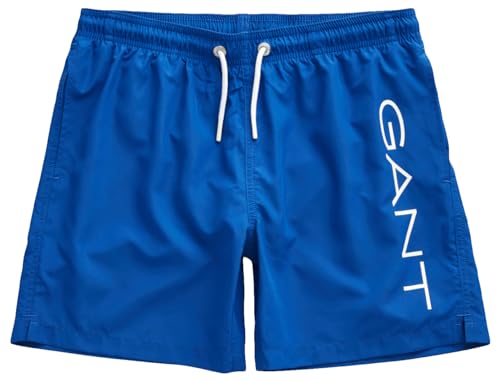 GANT Jungen Logo Lightweight Swim Shorts Badehose, Bold Blue, 170 von GANT