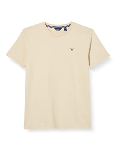 GANT Jungen ORIGINAL SS T-Shirt, Desert BEIGE, 146/152 GANT Jungen ORIGINAL SS T-Shirt, Desert BEIGE, 146/152 von GANT