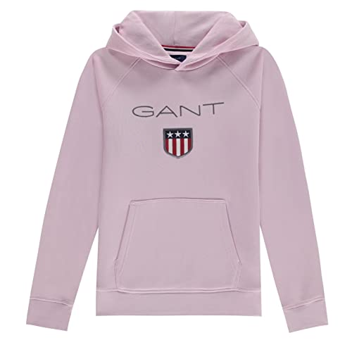 GANT Jungen Shield Hoodie Kapuzenpullover, Winsome Orchid, 176 von GANT