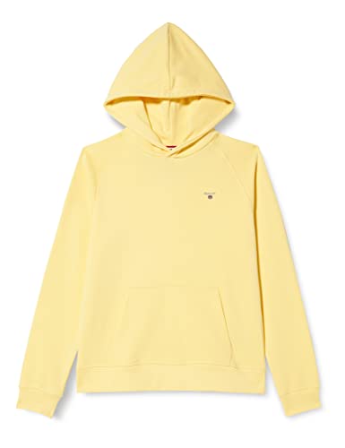 GANT Jungen The ORIGINAL Sweat Hoodie Kapuzenpullover, Lemon, Standard von GANT