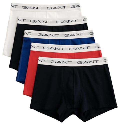 GANT Jungen Trunk 3-Pack Boxershorts, Multicolor, 170 cm von GANT