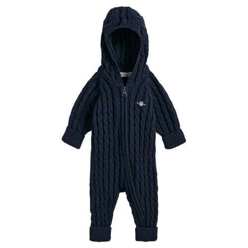 GANT Kabel Shield One Piece Baby Jumpsuit 9-12 Monate, Schwarz , 9 Months von GANT