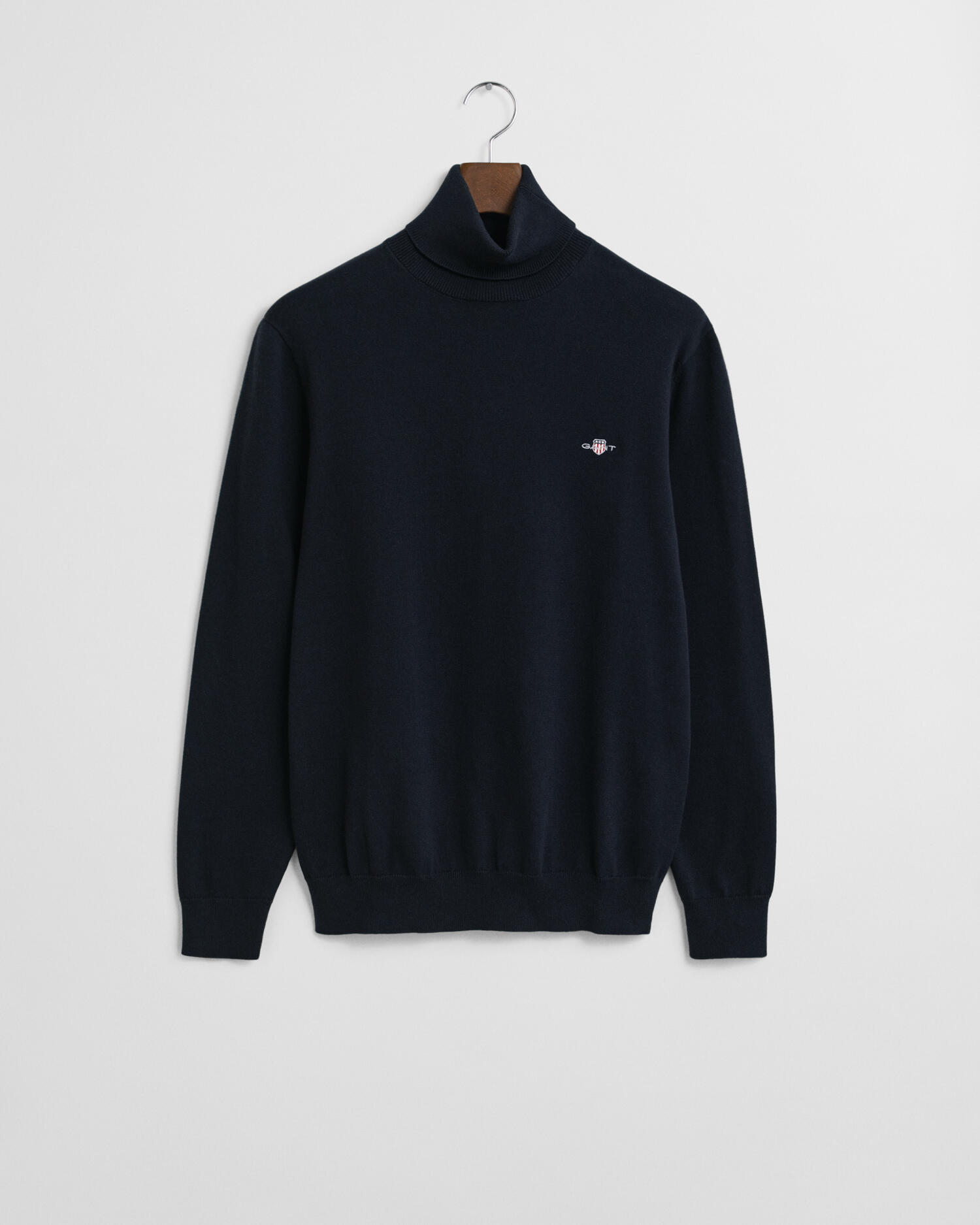 GANT - Klassischer Rollkragenpullover aus Baumwolle evening blue - Gr. - M von GANT