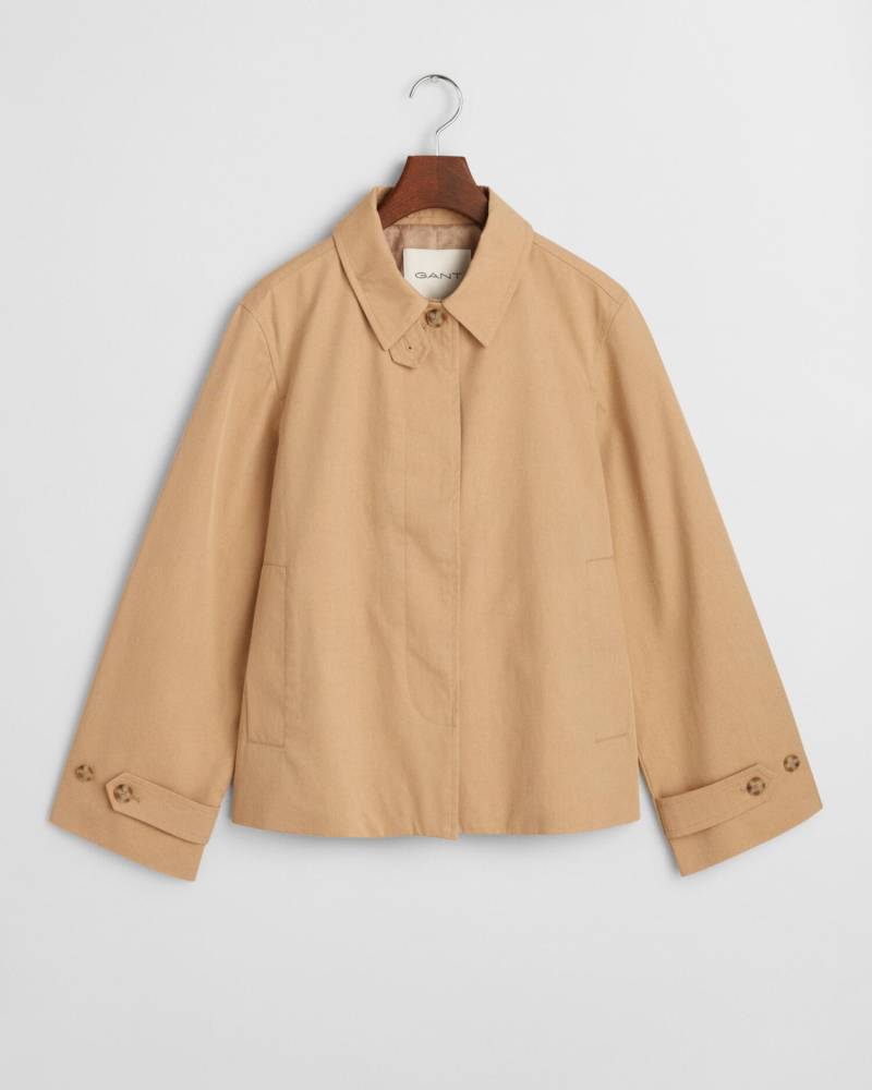 GANT - Kurzmantel aus Baumwolle oak beige - Gr. - S von GANT