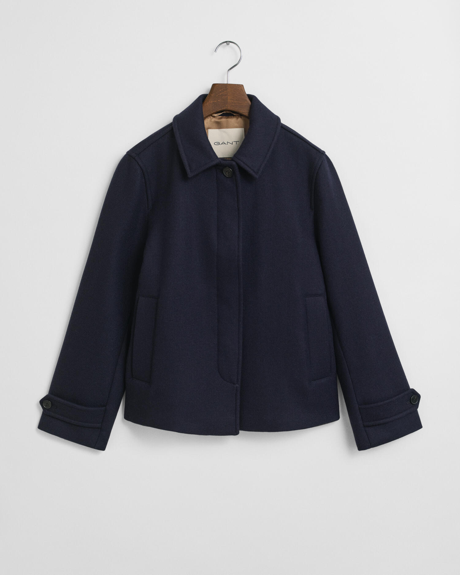 GANT - Kurzmantel aus Wollmischung evening blue - Gr. - L von GANT