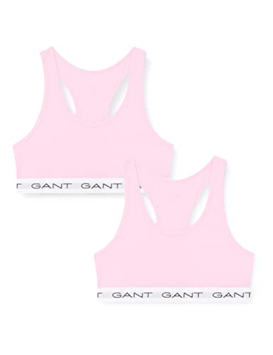 GANT Mädchen 2-Pack TOP 2ER Pack, Milky PINK, 134/140 von GANT