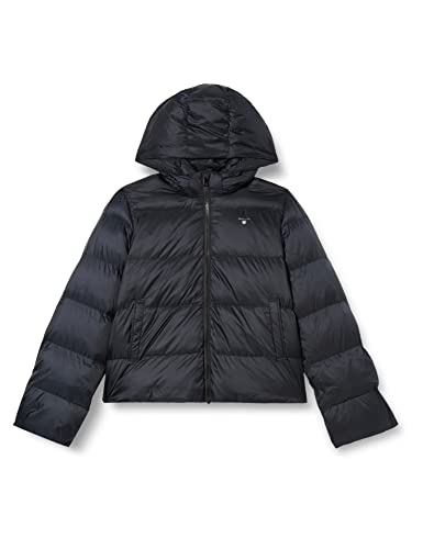 GANT Mädchen D2. Shiny Puffer, Black, 134/140 von GANT