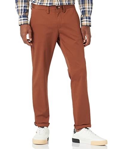 GANT Pants HALLDEN Twill Chinos Freizeithose, Chocolate Brown, 33W / 30L von GANT