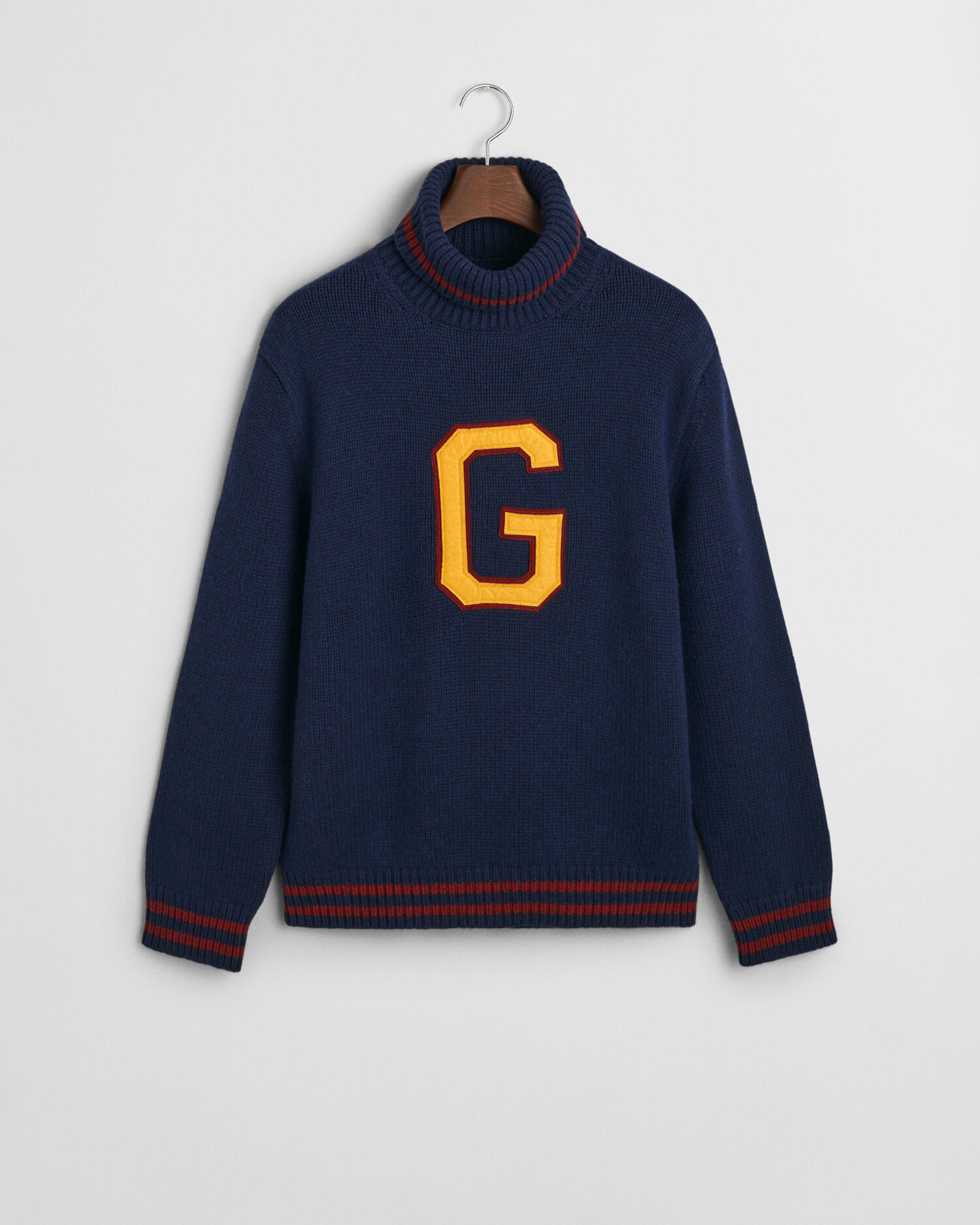 GANT - Seasonal G Rollkragenpullover evening blue - Gr. - M von GANT