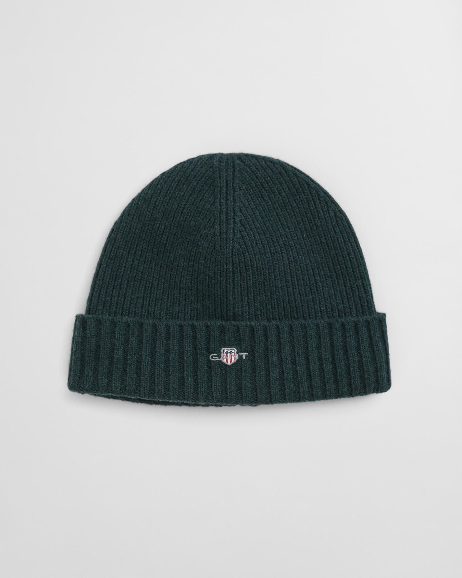 GANT - Shield Beanie aus Wolle tartan green - Gr. - OS von GANT