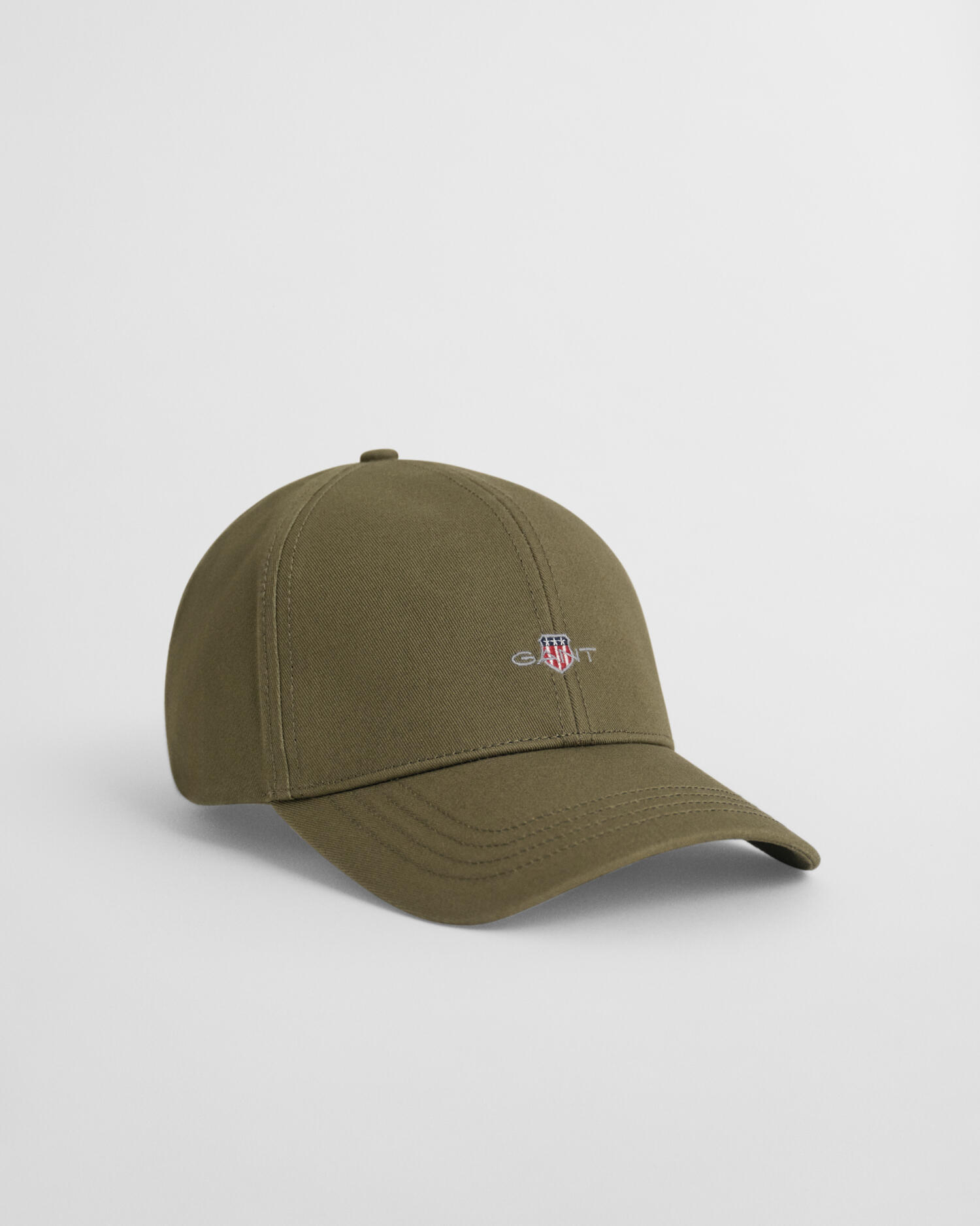 GANT - Shield High Cap aus Baumwolltwill moss green - Gr. - OS von GANT