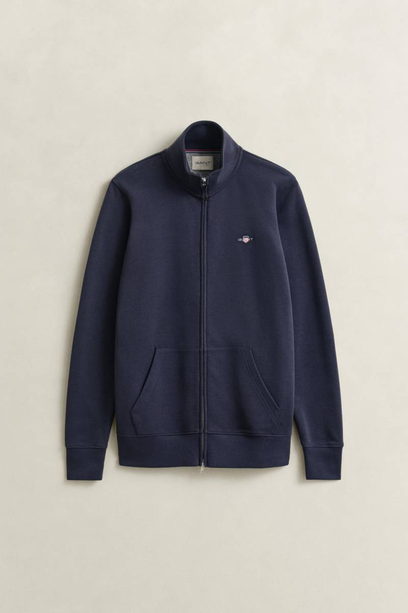GANT - Shield Sweatjacke evening blue - Gr. - L von GANT