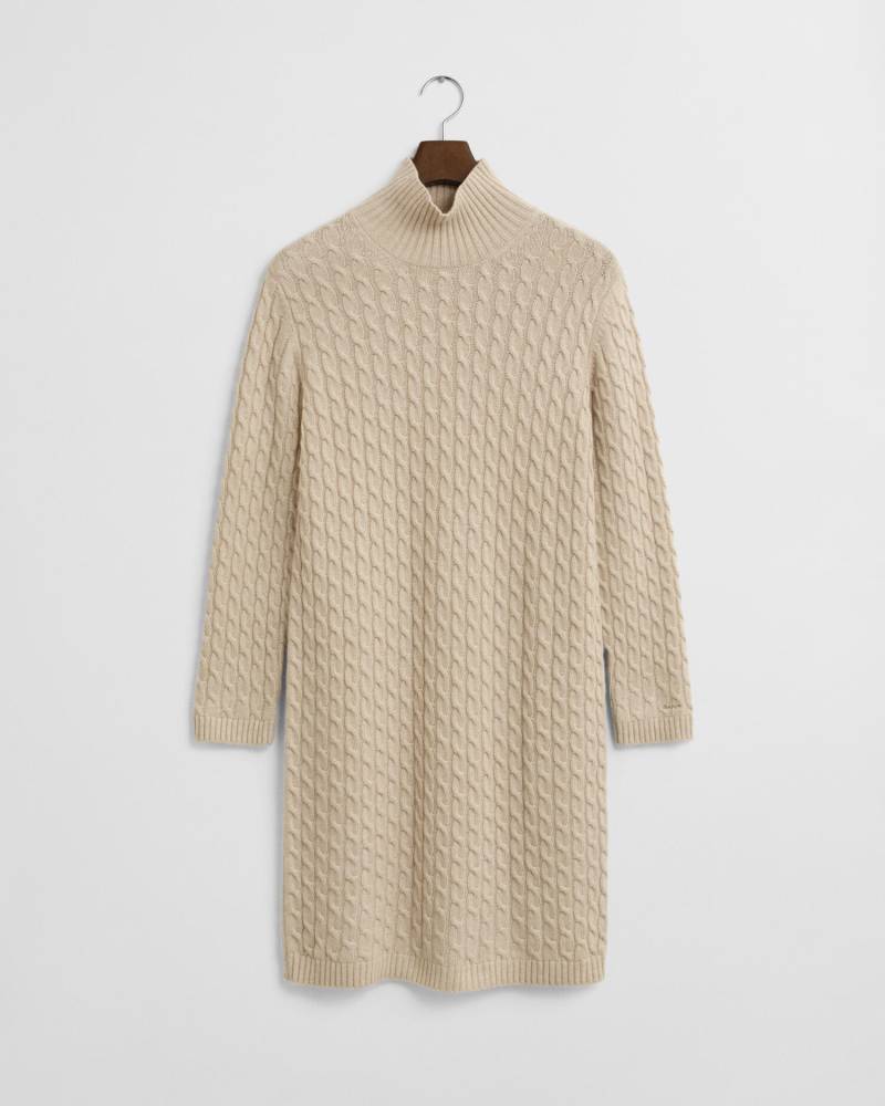 GANT - Strickleid mit Zopfmuster seed melange - Gr. - XXL von GANT