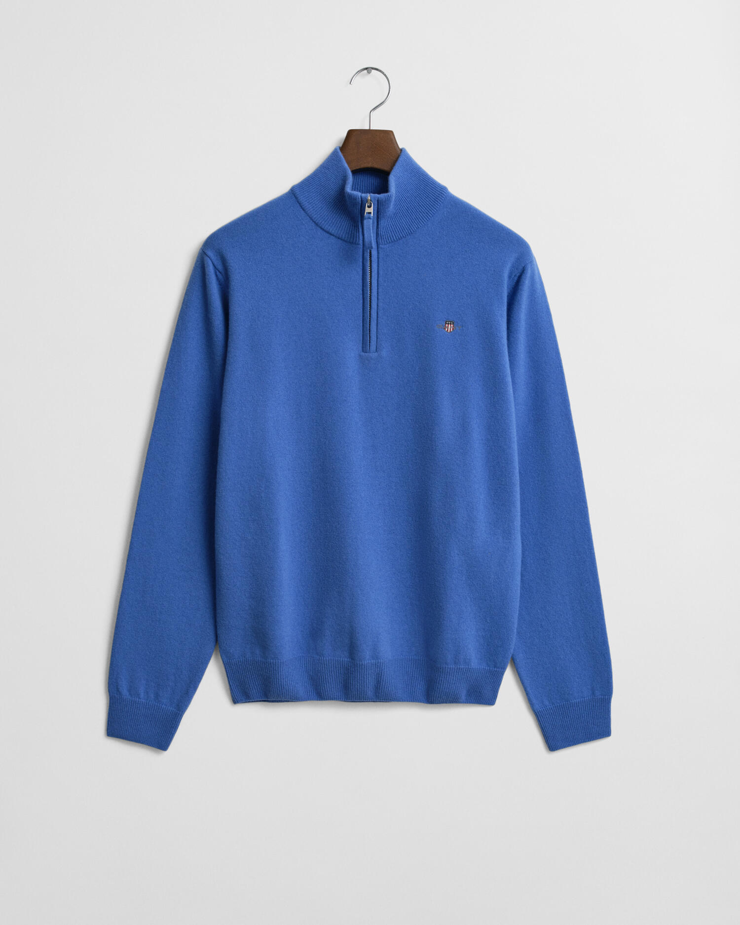 GANT - Superfine Lambswool Troyer perfect blue - Gr. - L von GANT
