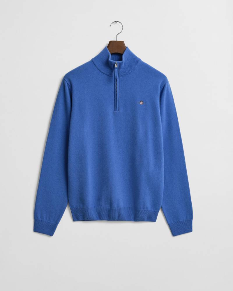 GANT - Superfine Lambswool Troyer perfect blue - Gr. - L von GANT